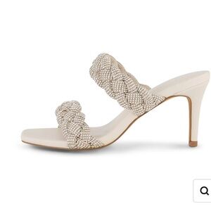 Cushionaire Party Braided Dress Sandal size 8